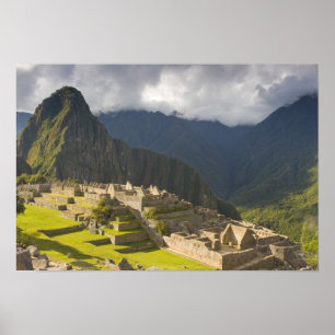 Poster Machu Picchu, ruines anciennes, UNESCO monde 4