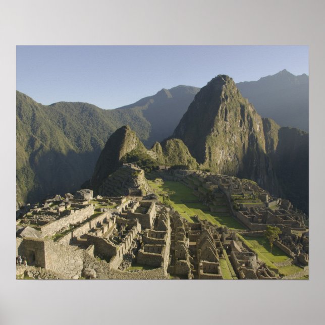 Poster Machu Picchu, ruines de la ville Inca, Pérou. (Devant)