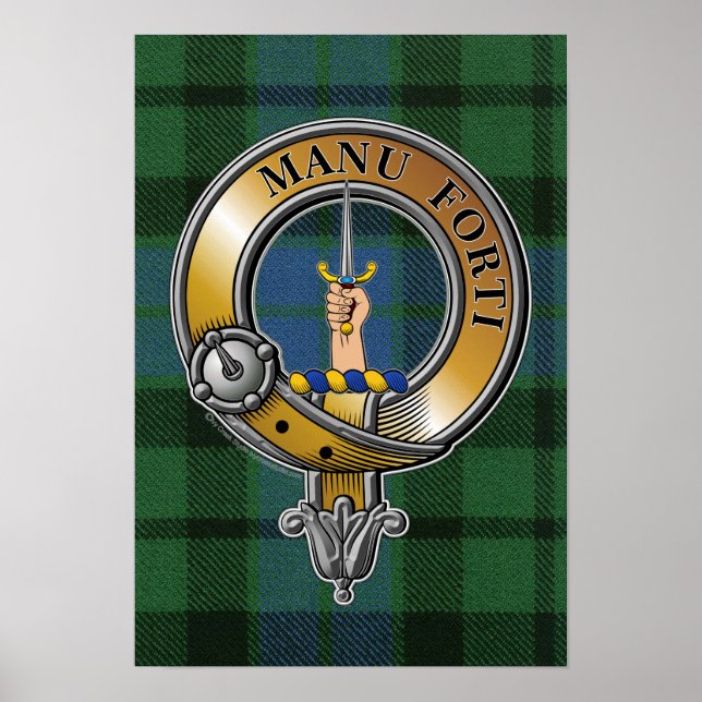 Poster MacKay Tartan & Badge (Devant)