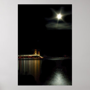 Poster Mackinac à minuit