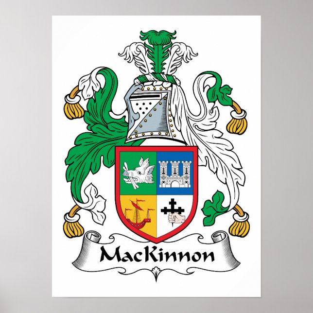 Poster MacKinnon Family Crest (Devant)