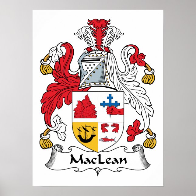 Poster MacLean Family Crest (Devant)