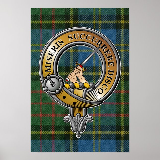 Poster MacMillan Tartan & Badge (Devant)