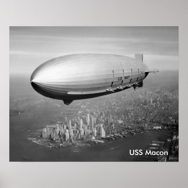 Poster Macon USS 16"x20" (Devant)