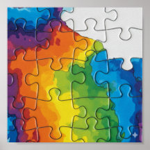 Macro complexe : Jigsaw Puzzle Interlocking Art