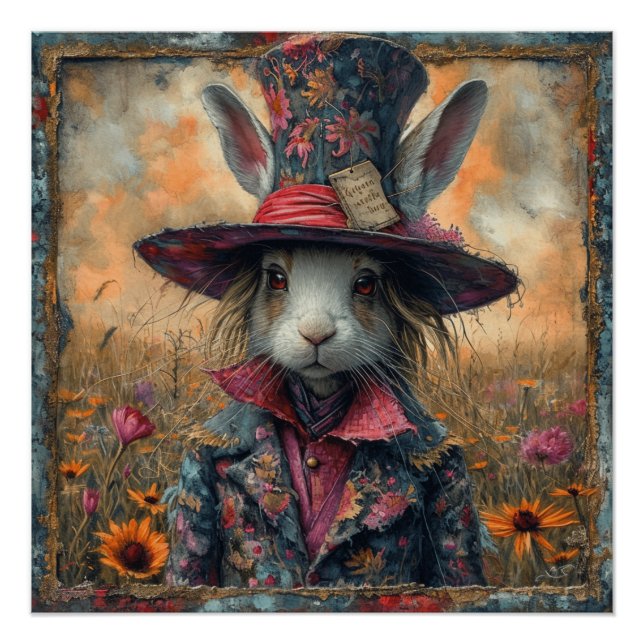 Poster Mad Hatter : Les Fables de mode des pays merveille (Devant)