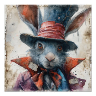 Poster Mad Hatter : Wonderland Whimsy Wear