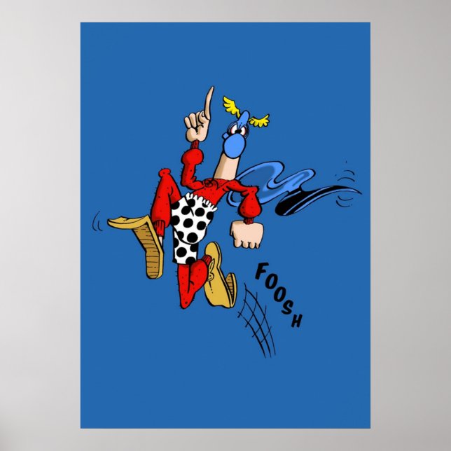 Poster Mad Magazine Capitaine Klutz Sticker (Devant)