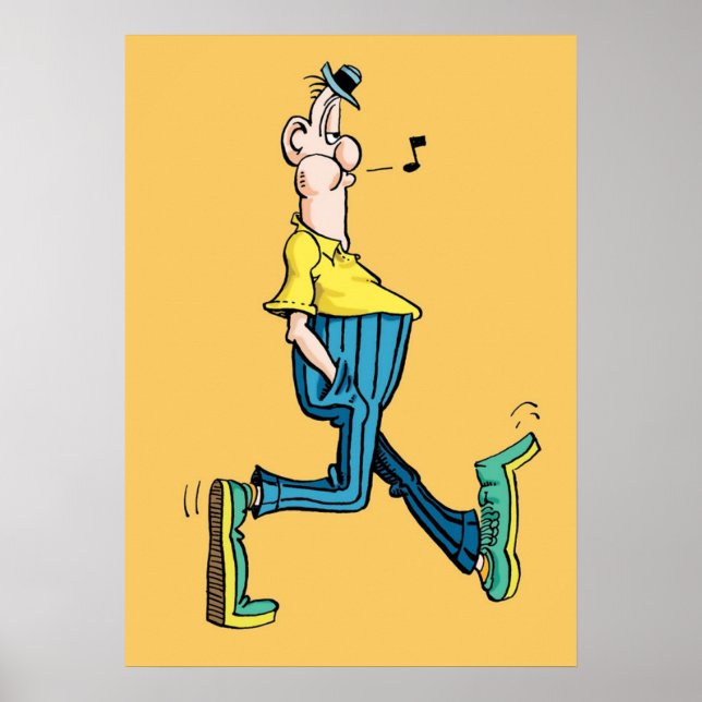 Poster Mad Magazine Don Martin Sticker Masque (Devant)