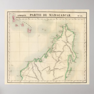 Poster Madagascar Afrique 55