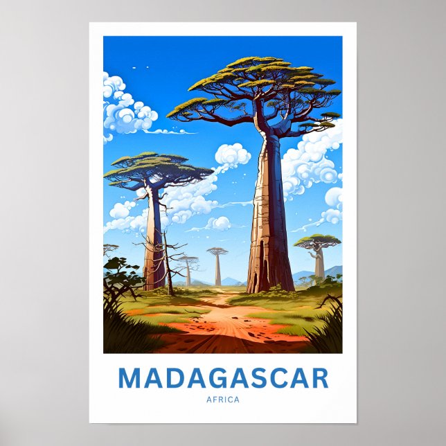 Poster Madagascar - Afrique Imprimer (Devant)