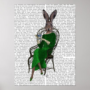 Poster Madame Bella Rabbit Taking Tea