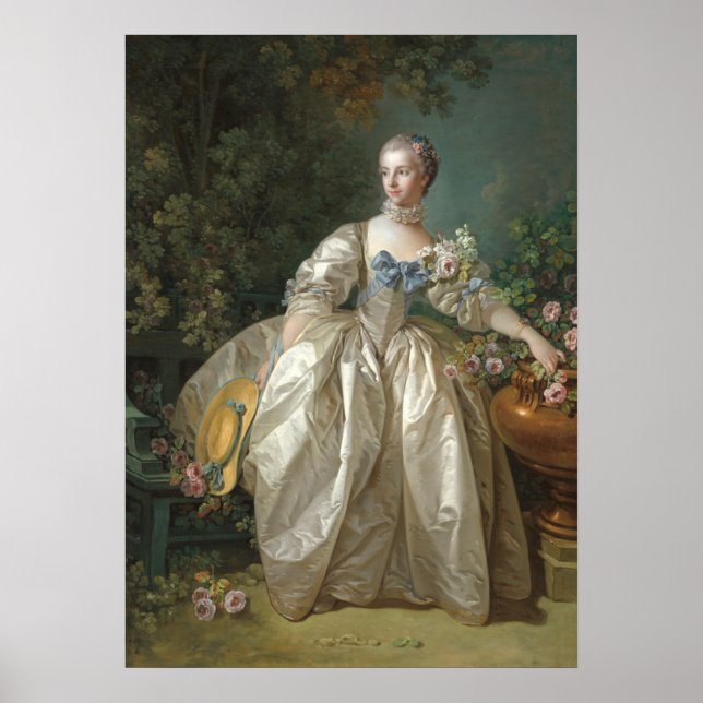 Poster Madame Bergeret - François Boucher Beaux Arts (Devant)