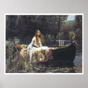 Poster Madame d'échalote, John William Waterhouse 1888