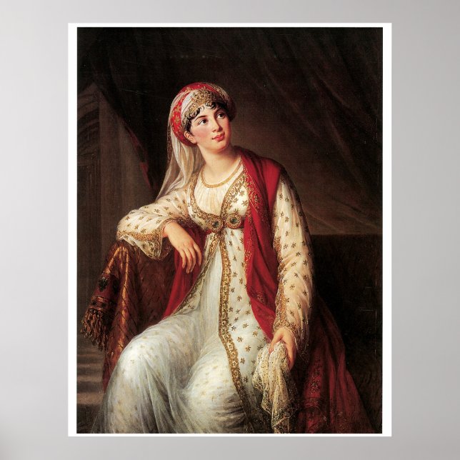 Poster Madame Grassini au rôle du Zaïre (Devant)