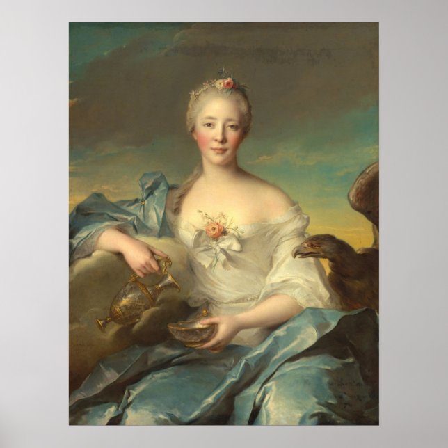 Poster Madame Le Fèvre - Jean-Marc Nattier Beaux-Arts (Devant)