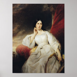 Poster Madame Malibran dans le rôle de Desdiana, 1830