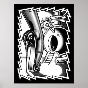 Poster Madame Mars™/Chambre de Téléportation