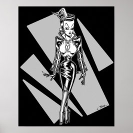 Poster Madame Mars™/Ombres