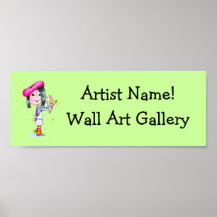 Poster Made-to-order Art Gallery sign