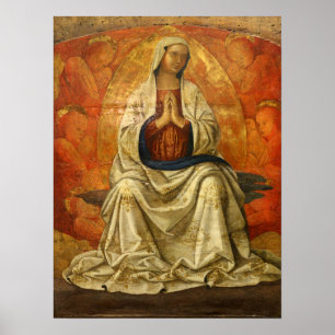 Poster Madonna à Gloria (Vierge Marie inscrite)