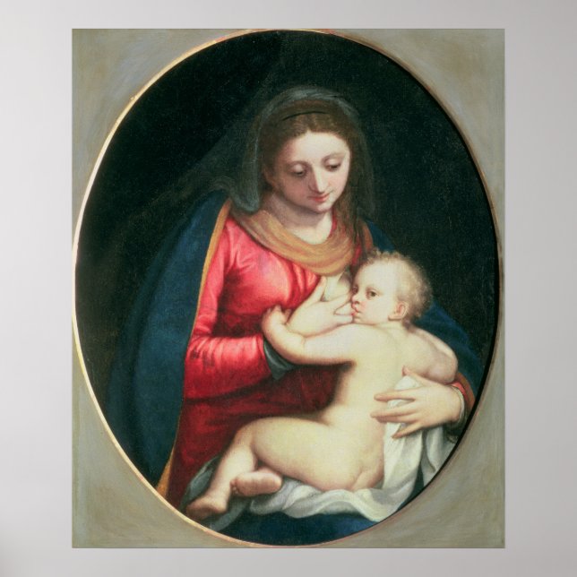 Poster Madonna and Child, 1598 (Devant)