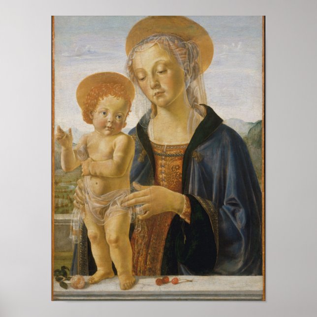Poster Madonna and Child, vers 1470 (Devant)