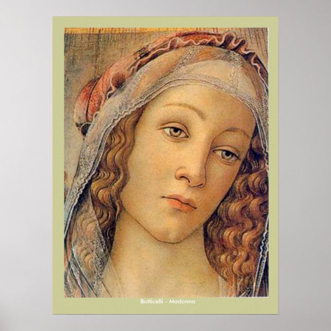 Poster Madonna - Botticelli (Devant)