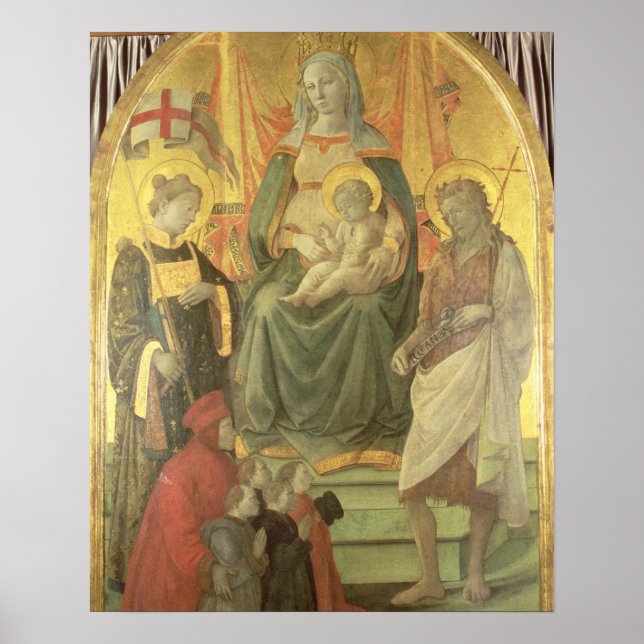 Poster Madonna del Ceppo, 1453 (et détail 62016) (Devant)