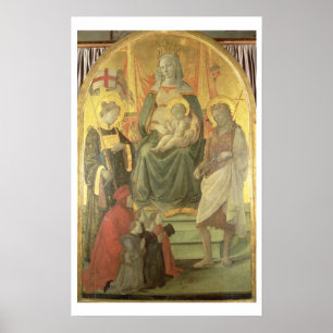 Poster Madonna del Ceppo, 1453 (et détail 62016)