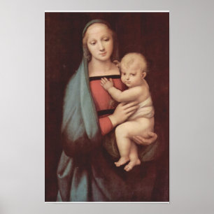 Poster Madonna Del Granduca par Raphael