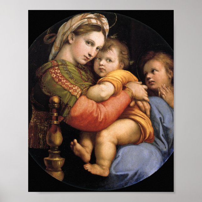 Poster Madonna Della Sedia (Devant)