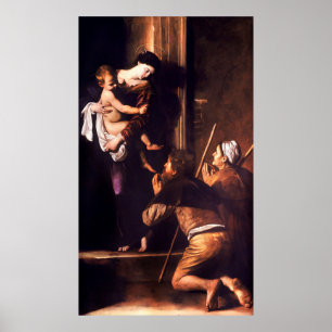 Poster Madonna di Loreto par Caravaggio (c 1604-06)