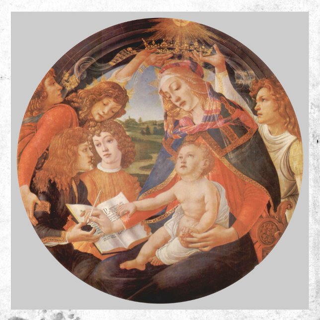 Poster Madonna du Magnificat par Sandro Botticelli (Créateur téléchargé)