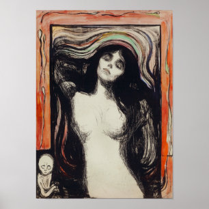 Poster Madonna   Edvard Munch  