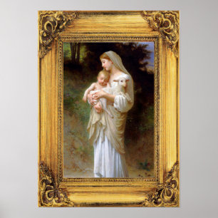Poster Madonna et Noël d'enfant