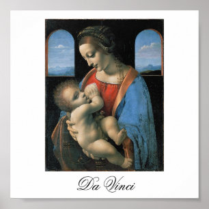 Poster Madonna Litta de Leonardo Da Vinci c. 1490-1491