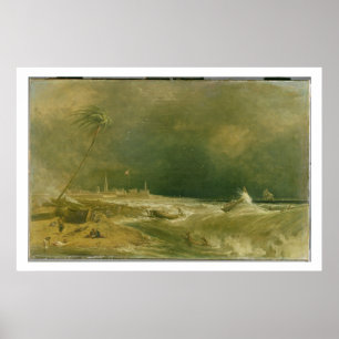 Poster Madras, ou Fort St. George, dans la baie du Bengal
