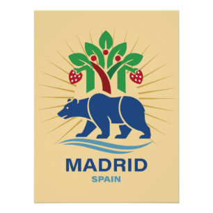 Poster Madrid Espagne Europe