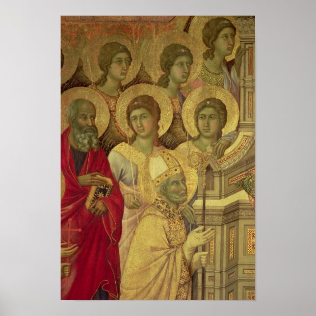 Poster Maesta : Saints, , 1308-11 (Devant)