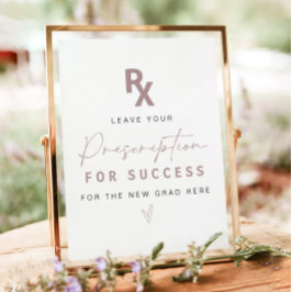 Poster MAEVE Rose Gold Nurse Prescription Pour Le Succès
