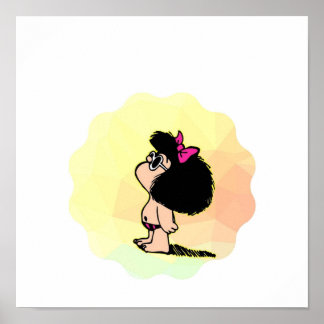 Poster Mafalda dans les couleurs