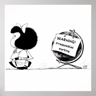 Poster Mafalda world