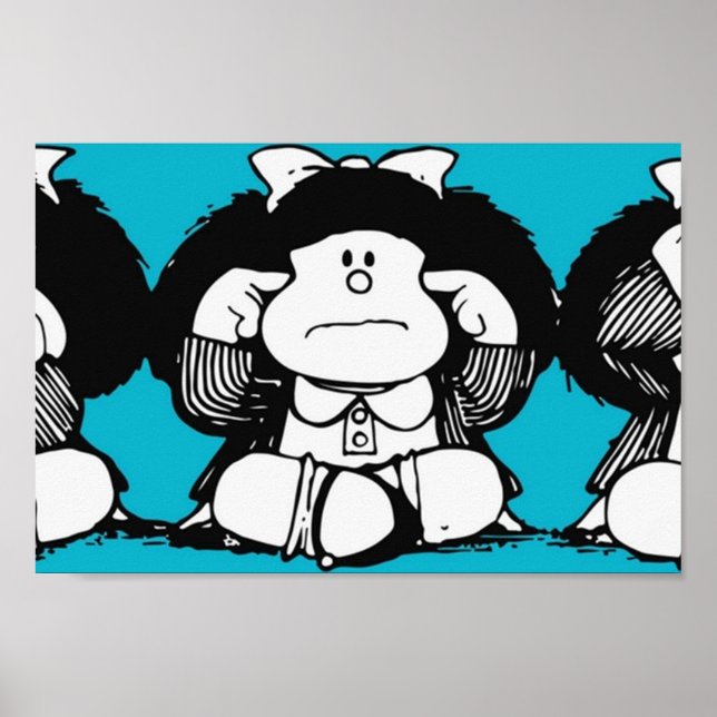 Poster mafalda x (Devant)