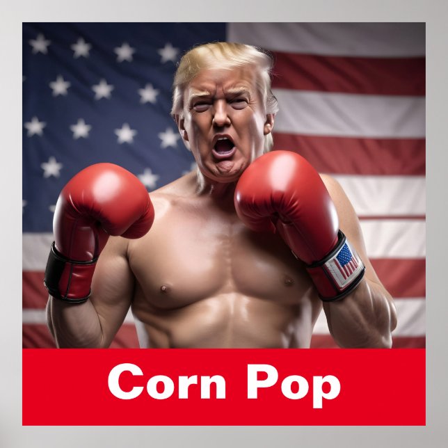 Poster Maga Corn Pop Trump (Devant)