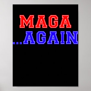 Poster MAGA de nouveau conservateur patriotique américain