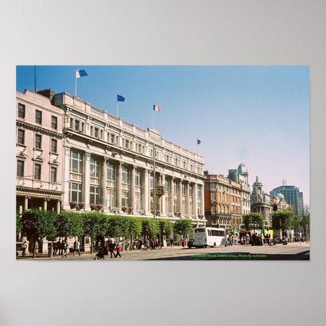 Poster Magasin de Clery, O'Connell Street Dublin (Devant)