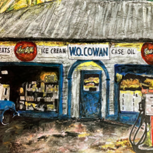 Poster " Magasin de cowans " - Médias mixtes