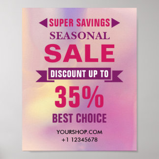 Poster Magasin de remise VENTE