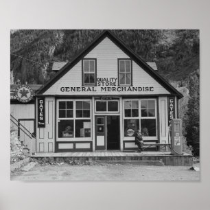 Poster Magasin général. Ophir, Colorado Sept. 1940